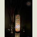 Camel Skin Glass Shaped Lamp