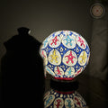 Camel Skin Round Table Lamp