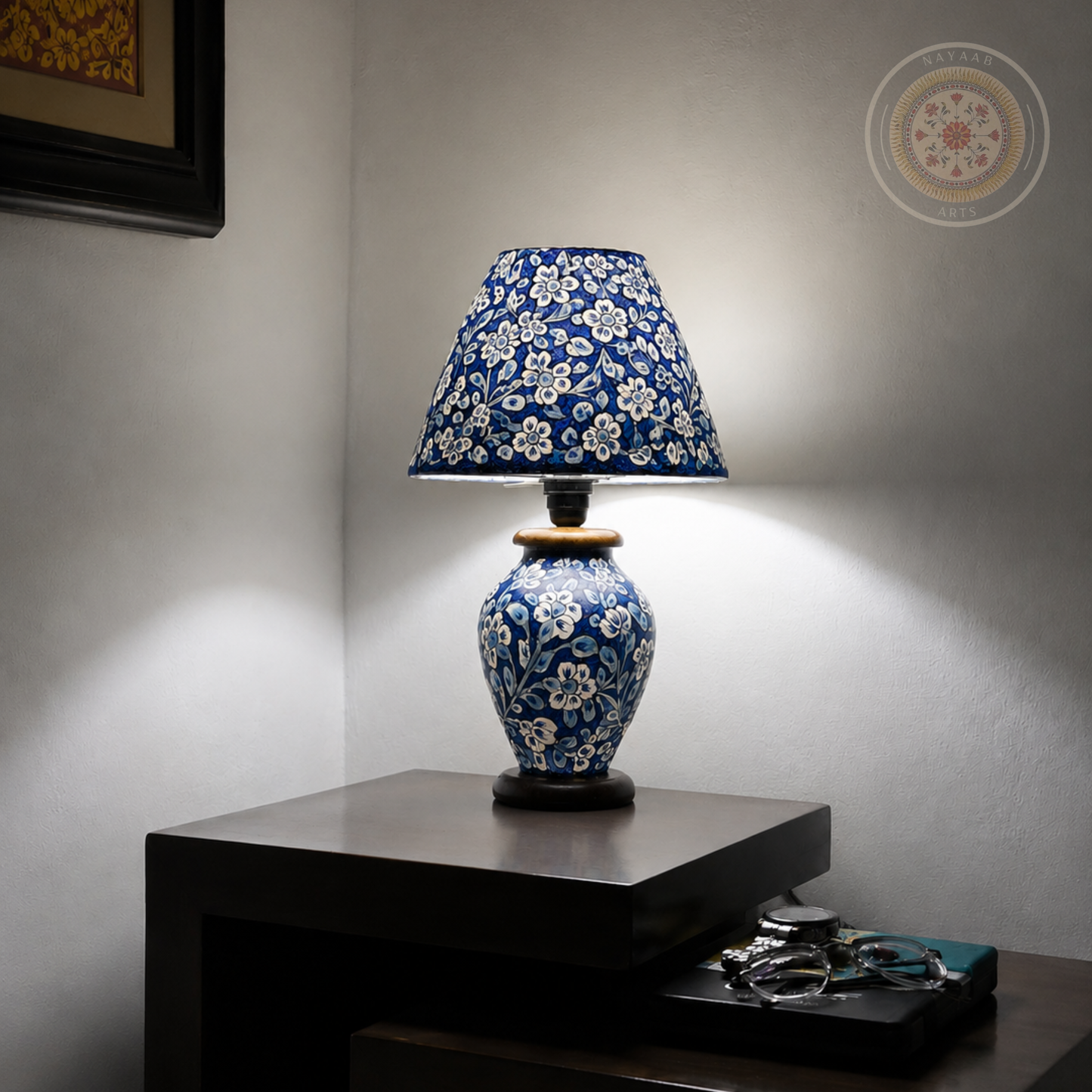 Camel Skin Sidetable Lampshade