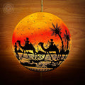 Camel Skin Wall Plate Lamp